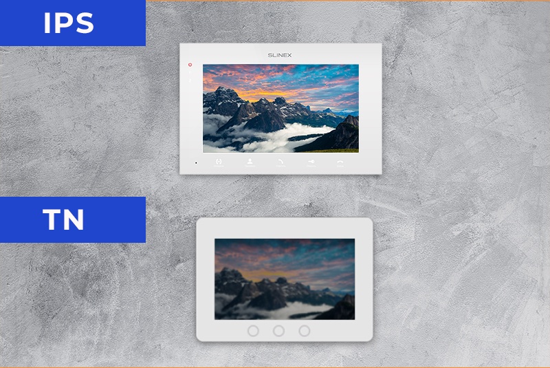 Яркие. Насыщенные. Новые IPS экраны в видеодомофонах Slinex