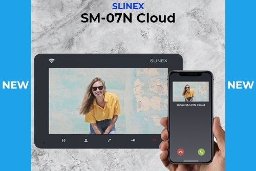 Новий відеодомофон Slinex SM-07N Cloud